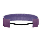 女パーソナライズされた子用スリップまたは滑ること紫ノンヘッドバンド アスレチックヘッドバンド (裏面)