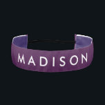 女パーソナライズされた子用スリップまたは滑ること紫ノンヘッドバンド アスレチックヘッドバンド<br><div class="desc">これはパーソナライズされた女の子のパープル非スリップまたは滑ることヘッドバンドだ。ジム、踊り、陸上競技、バレーボール、ソフトボール、バスケットボール、ラグビー、テニス、サッカーなどのスポーツ用のかわいいアクセサリー。名前カスタム、モノグラム、ジャージー番号または引用文のテンプレートをおもしろい使用できる。女や女の子に対する贈り物だ。</div>