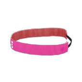 女パーソナライズされた子用ネオンピスリップまたは滑ることンク非ヘッドバンド アスレチックヘッドバンド (右)
