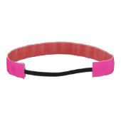 女パーソナライズされた子用ネオンピスリップまたは滑ることンク非ヘッドバンド アスレチックヘッドバンド (裏面)