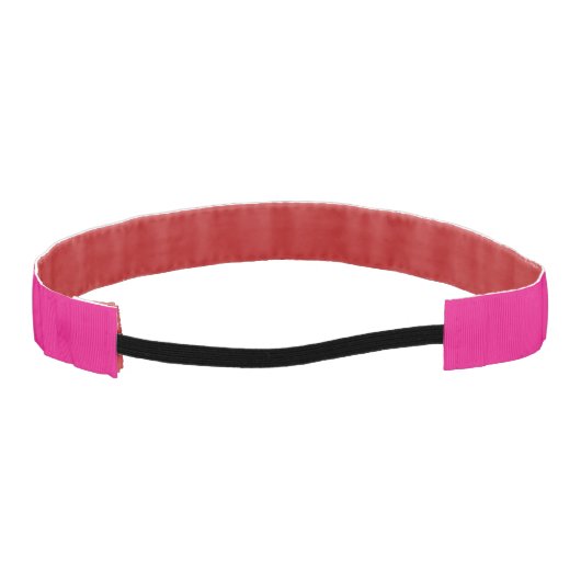 女パーソナライズされた子用ネオンピスリップまたは滑ることンク非ヘッドバンド アスレチックヘッドバンド (裏面)