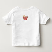 女パーソナライズされた子用Tシャツ トドラーTシャツ (裏面)