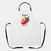 女パーソナライズされた性と男の子のためのキッチンエプロン エプロン (正面)