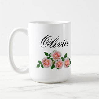 女パーソナライズされた性への贈り物の名前 コーヒーマグカップ