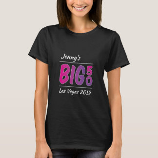 女パーソナライズされた性50誕生日 Tシャツ