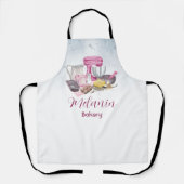女パーソナライズされた性・男性用キッチンエプロン エプロン (正面)