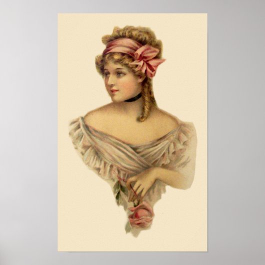 女ビクトリアンのポスター ポスター (正面)