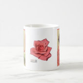 女ビクトリアンの人が私のバレンタインデー コーヒーマグカップ (中央)