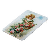 女ビクトリアンの子(バラ) マグネット (左側)