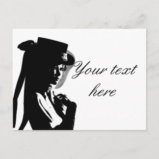 女ビクトリアンの子 ポストカード