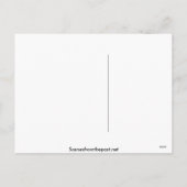 女ビクトリアンの子 – メリークリスマス シーズンポストカード (裏面)