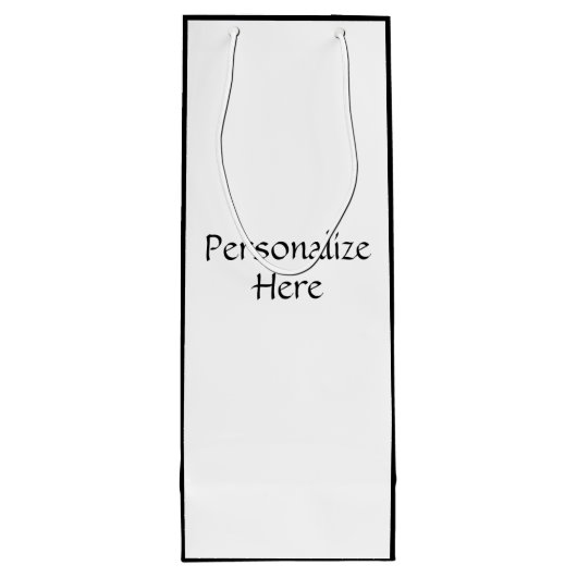 女ビクトリアン性ギブソン女の子お酒がおもしろい欲しい ワインギフトバッグ (裏面)