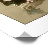 女ビクトリアン性バラ、ロマンチック ポスター (角)