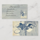 女ビクトリアン性自転車 名刺 (正面/裏面)