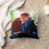 女ビクトリアン性 クッション (ブランケット)