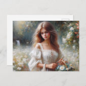 女ビクトリアン性 ポストカード (正面/裏面)