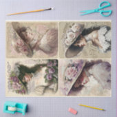 女ビクトリアン性 薄葉紙 (クラフト)