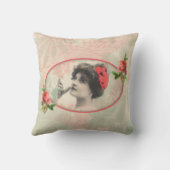 女ビクトリアン枕 クッション (裏面)