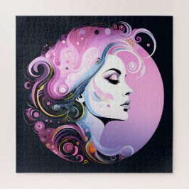 女フェミニン性美しい ジグソーパズル