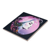 女フェミニン性美しい タイル (側面)