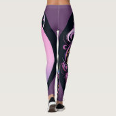 女フェミニン性美しい レギンス (裏面)