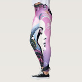 女フェミニン性美しい レギンス (左)