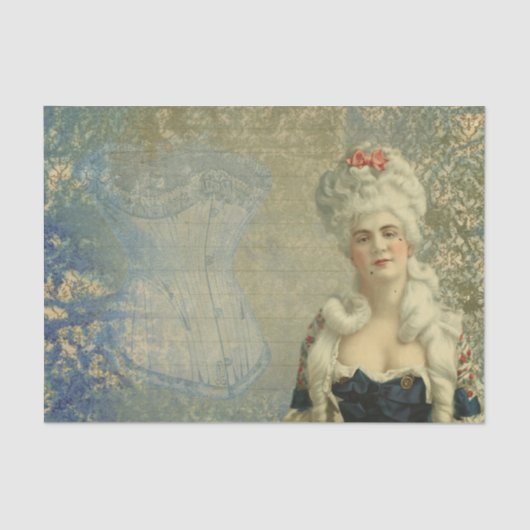 女フランスの王 薄葉紙 (正面)