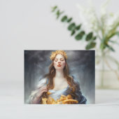 女フランスの神の一般的なポストカード ポストカード (スタンド正面)