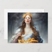 女フランスの神の一般的なポストカード ポストカード (正面/裏面)