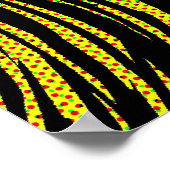 女ポップ・アートのの子 ポスター (角)