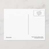 女ポップ・アートのの子 ポストカード (裏面)