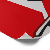 女ポップ・アートの性のシックなポートレート ポスター (角)