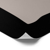 女ミニマル人白線スケッチ抽象芸術ポスター ポスター (角)