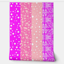 女モダンの子の部屋（ピンク色）フローラ 壁紙