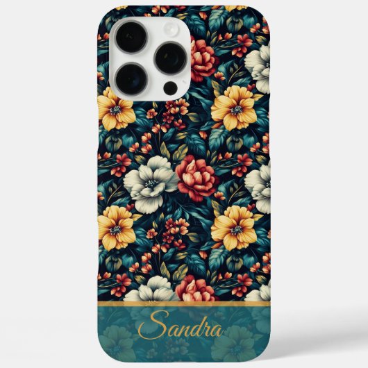 女モダンカスタム子のバラIphoneケース Case-Mate iPhoneケース (裏面)