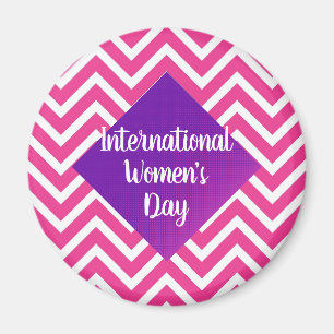 女モダン国際的の日 マグネット