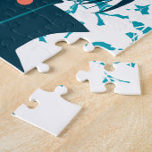 女モダン子フェミニスト& GRL PWR文字女性未来 ジグソーパズル (側面)