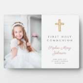 女モダン子第一聖体写真集 フォトプラーク (正面)