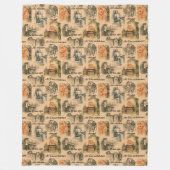 女モダン屋 フリースブランケット (正面)