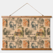 女モダン屋 吊り下げ型タペストリー (正面)