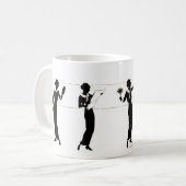 女モダン性 コーヒーマグカップ (正面左)