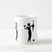 女モダン性 コーヒーマグカップ (中央)