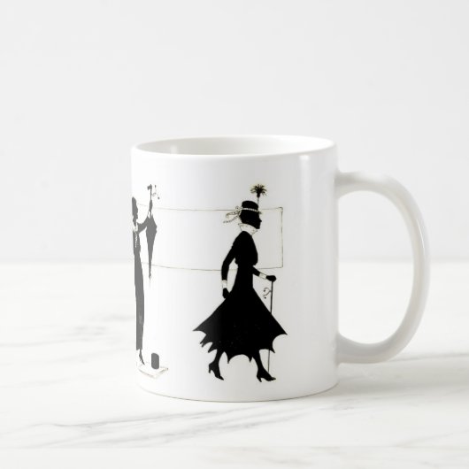 女モダン性 コーヒーマグカップ (右)