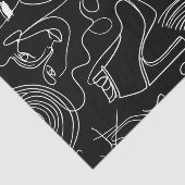 女モダン性、線抽象芸術 薄葉紙 (詳細)