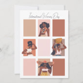 女モダン芸術的の日/黒月美人 シーズンカード (正面)