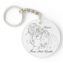 女ユニーク子犬のキスをするスケッチ