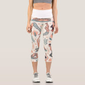 女ユニーク性レギンス女性レギンス カプリレギンス (正面)