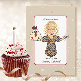 女ユーモアのある漫画おもしろいことわざ40歳 カード