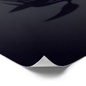 女不気味の子とカボチャの彫刻 – 今日あなたの取得! ポスター (角)