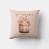 女不気味の子のためのバベカボチャ クッション (裏面)